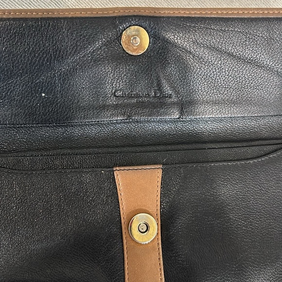CHRISTIAN DIOR Leather Navy Blue Wallet - Picture 5 of 9